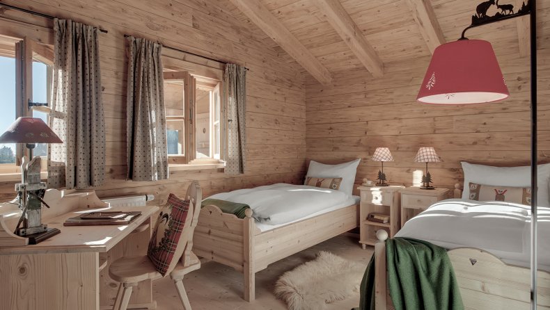 zweites Schlafzimmer im Chalet - INNs HOLZ zweites Schlafzimmer im Chalet - INNs HOLZ
