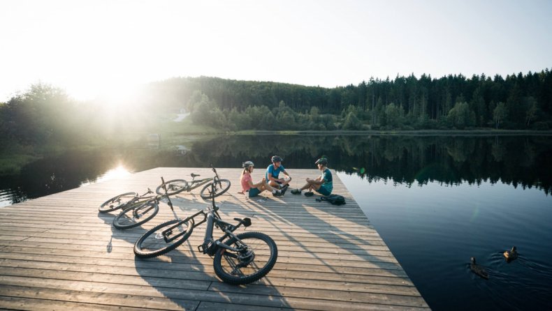 INNs HOLZ Radfahren im Sommerurlaub